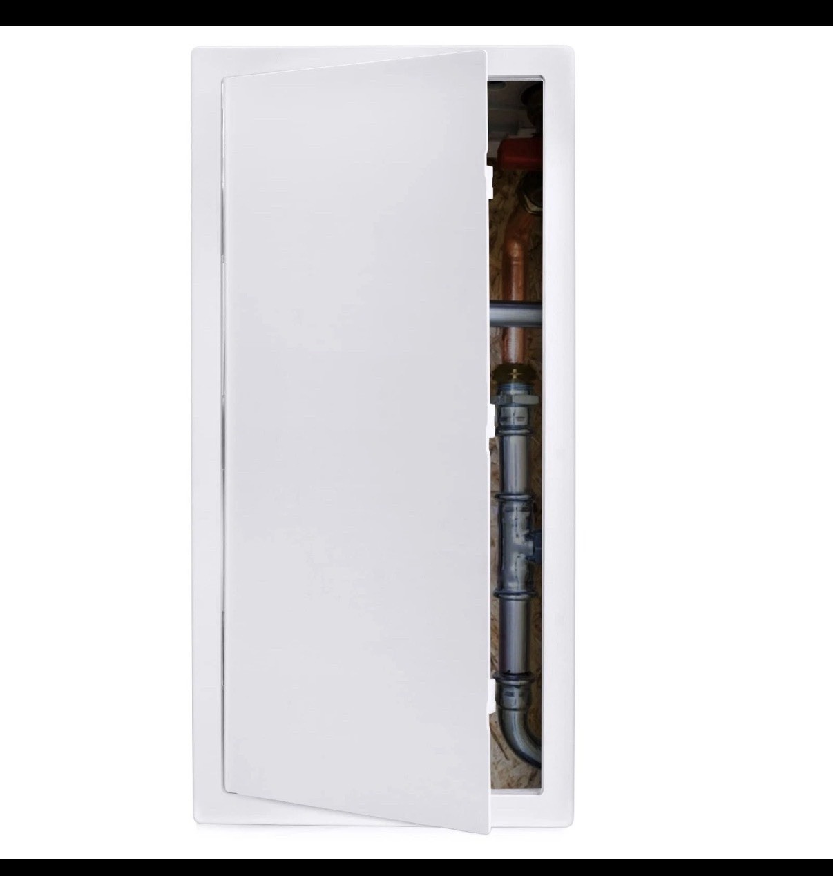 Access Panel for Drywall 14x29 inch Wall Hole Cover Access Door White Plastic