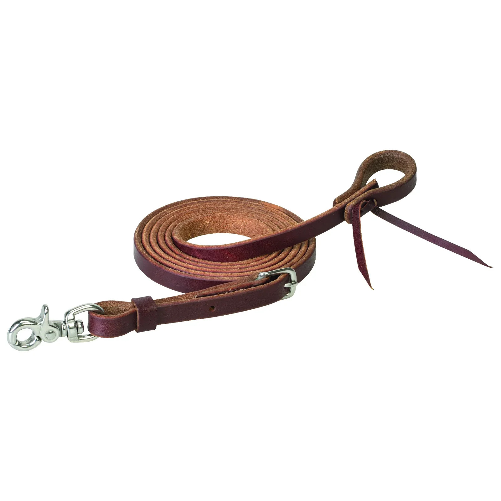 Weaver Leather Roper Reins - 5/8” x 8' Extra-Heavy Harness Leather, Weighted