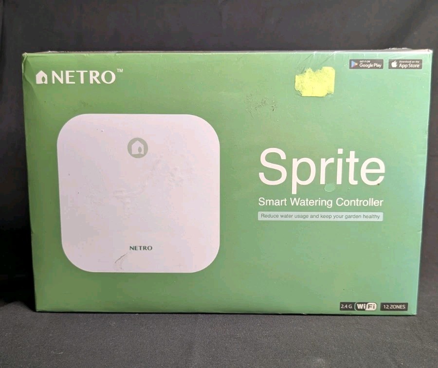 Netro Smart Watering Sprinkler Controller Sprite-12 - 12 Zone - WiFi -  2.5G NEW