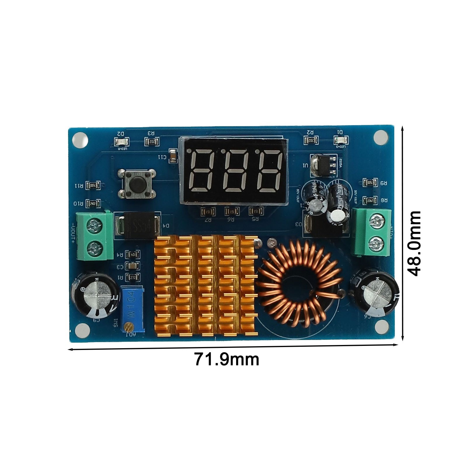 Step Up Voltage Module for Solar Panel Regulation Input from Li ion Battery