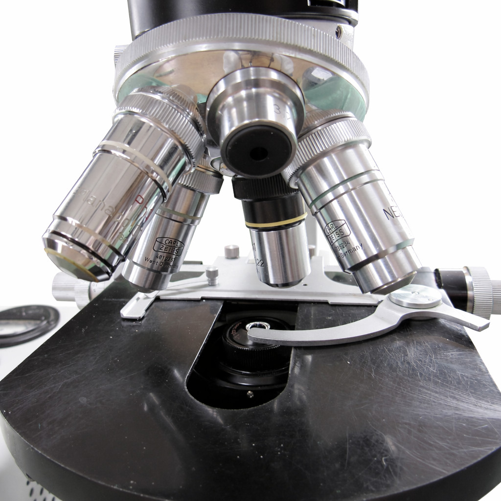 Carl Zeiss Standard 16 Trinocular Phase Contrast Microscope 5 Objectives Tested