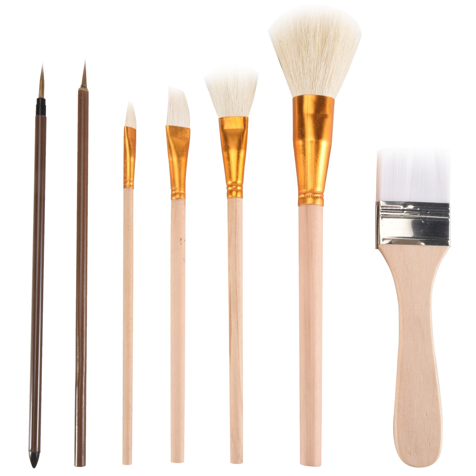 7 Pieces Ceramic Glaze Tools, Pottery Supplies Different Shapes of Pottery1931