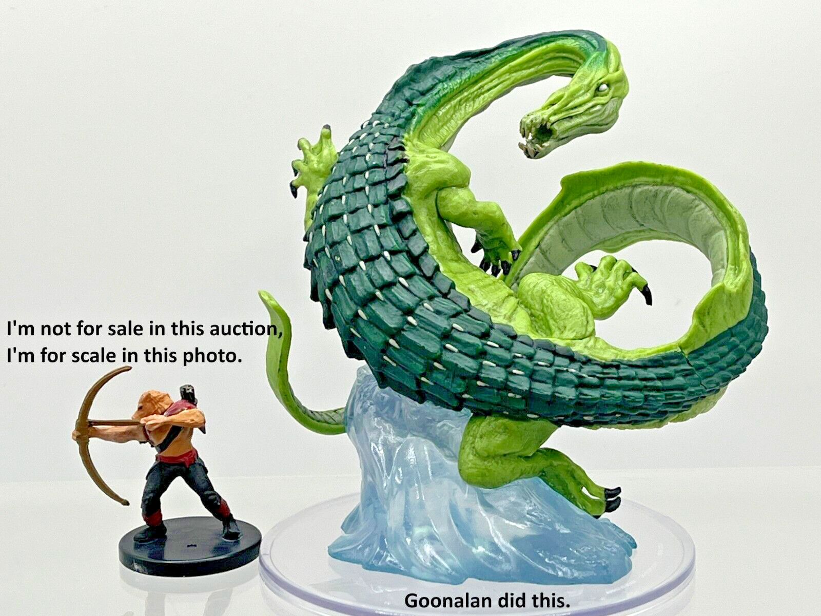 D&D Pathfinder Mini Mwangi Expanse 45 Mamlambo UNIQUE HUGE PREMIUM MIB