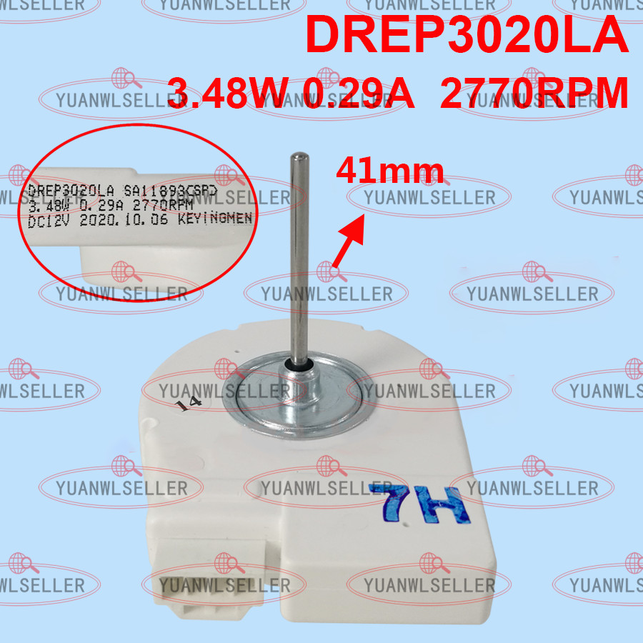 3.48W 0.29A fan motor 2770rpm DC12V DREP3020LA cooling motor fan for samsung