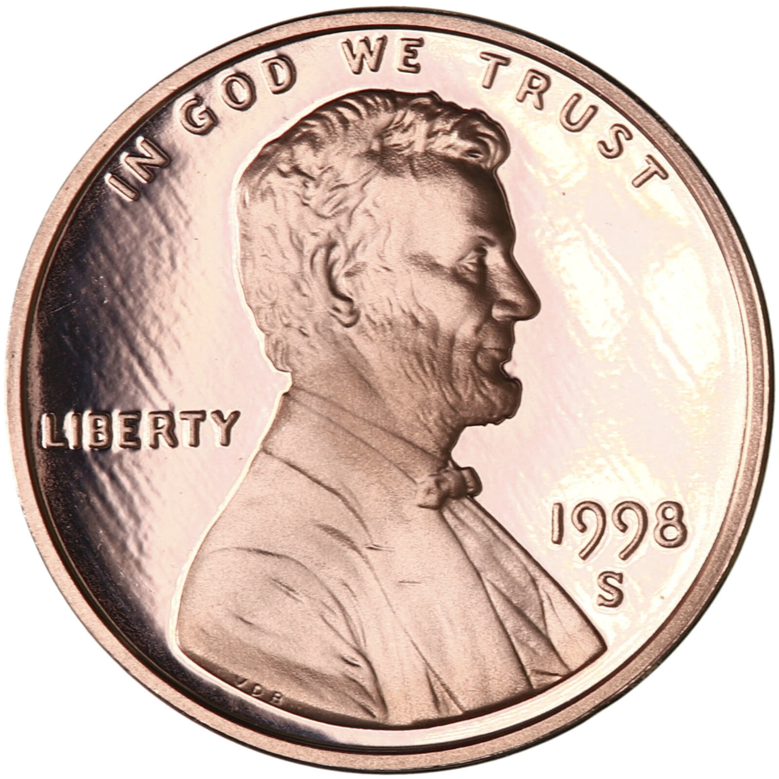 1998 S Lincoln Memorial Cent Gem Deep Cameo Proof Penny