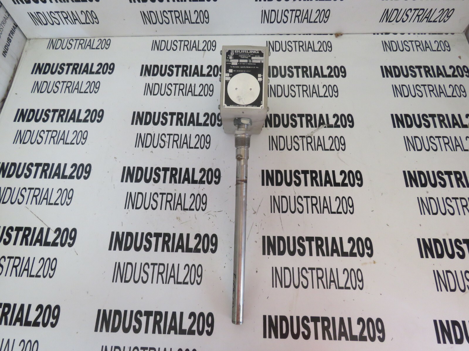 BURLING INSTRUMENTS F-2-C TEMPERATURE SWITCH USED