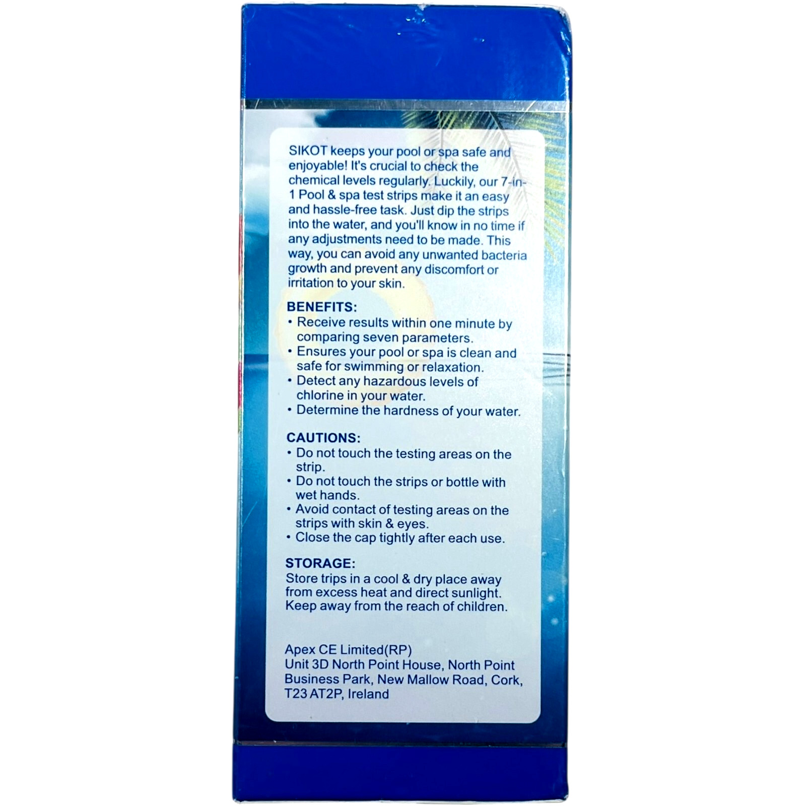 7 in 1 Test Strips for Pool & Spa - 150 Strips