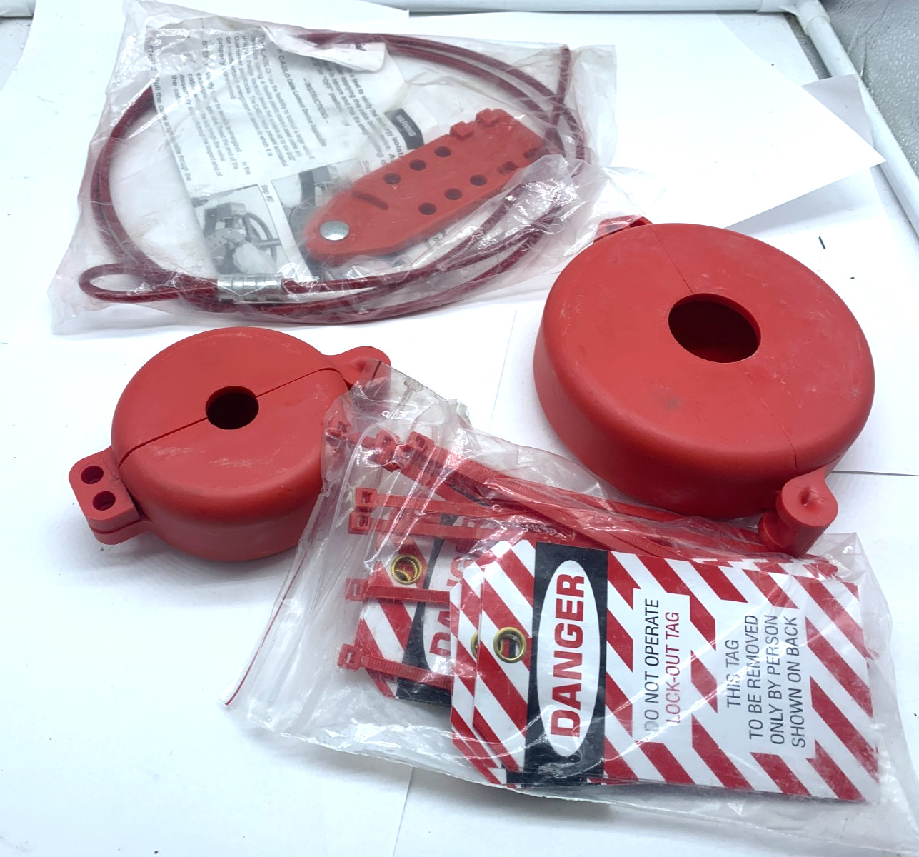 Assorted Electrical Lockout Tagout Devices - Never Used