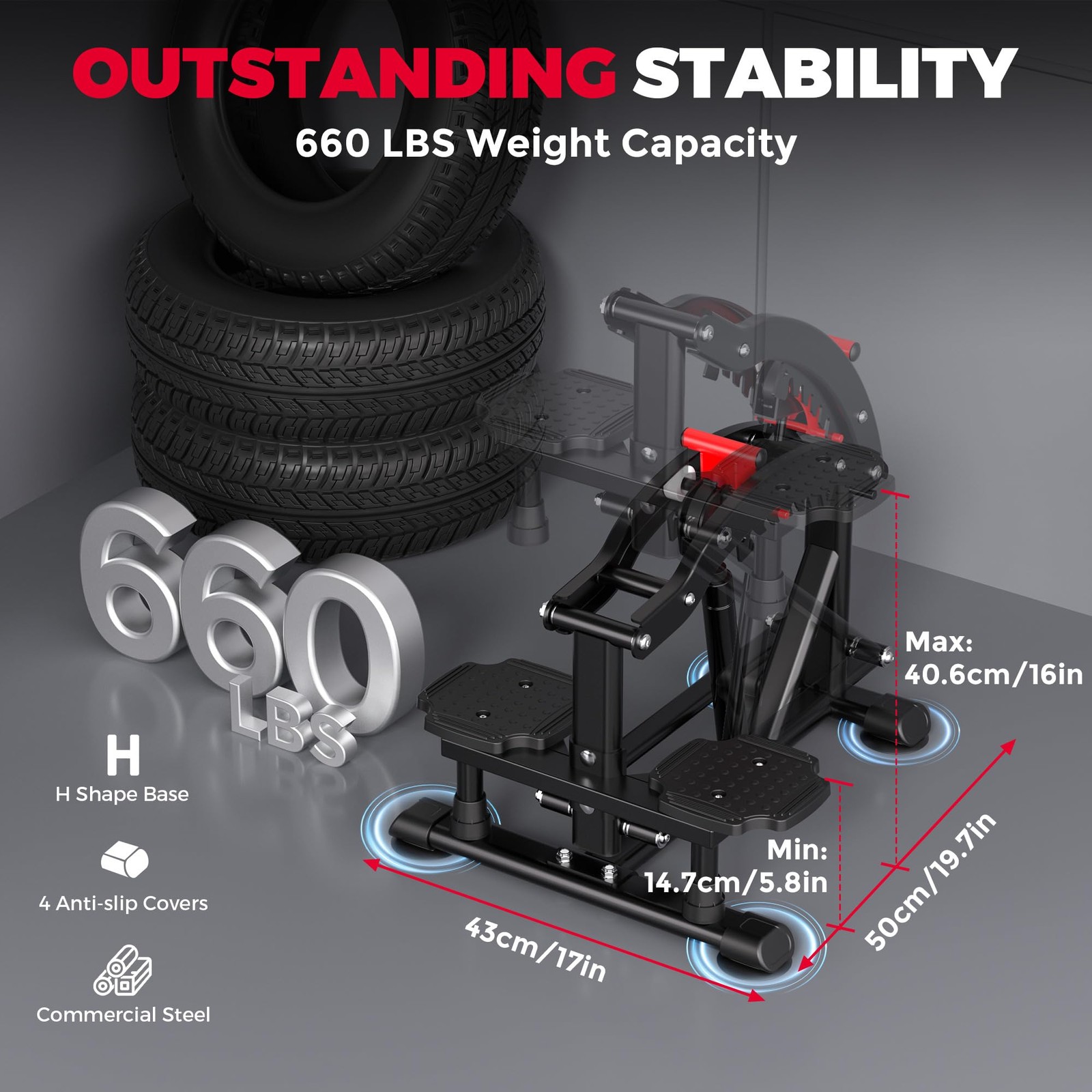 Pull Up Assistance Machine 660 LBS, Multi-Function Adjustable Power Assist fo...
