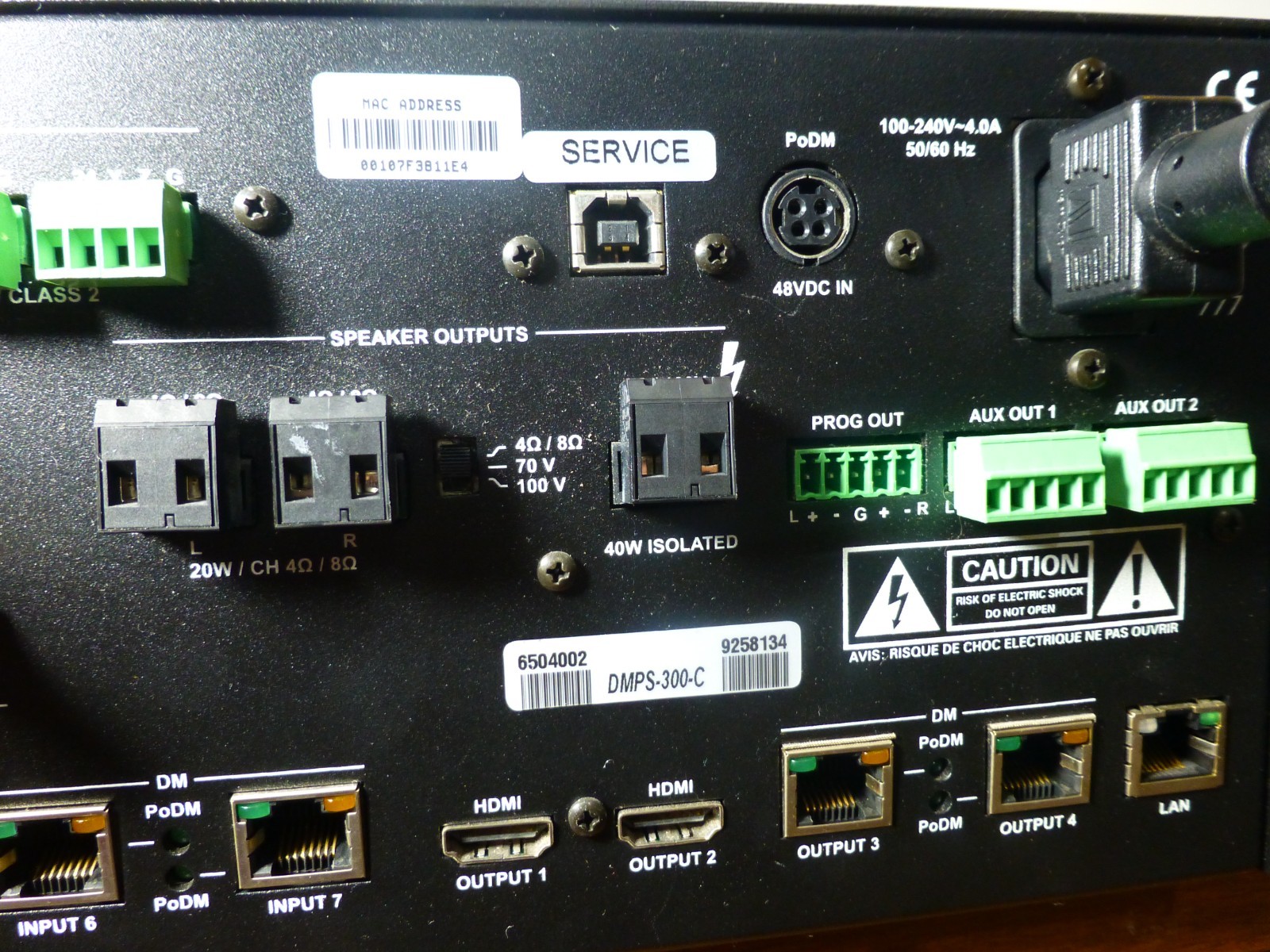 Crestron DMPS-300-C Professional Digital Media Presentation System RESTORED