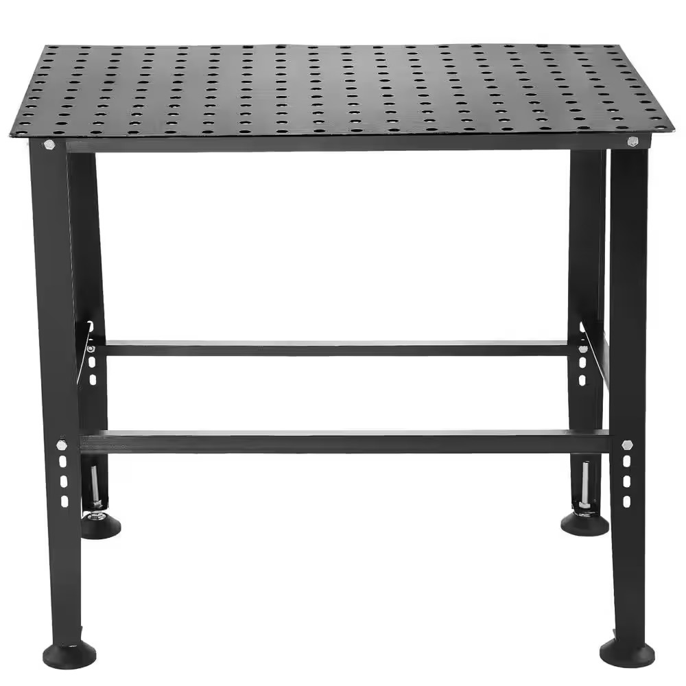 36 In. X 24 In. Welding Table 800 Lbs. Heavy-Duty Work Bench with 0.63 In. Fixtu