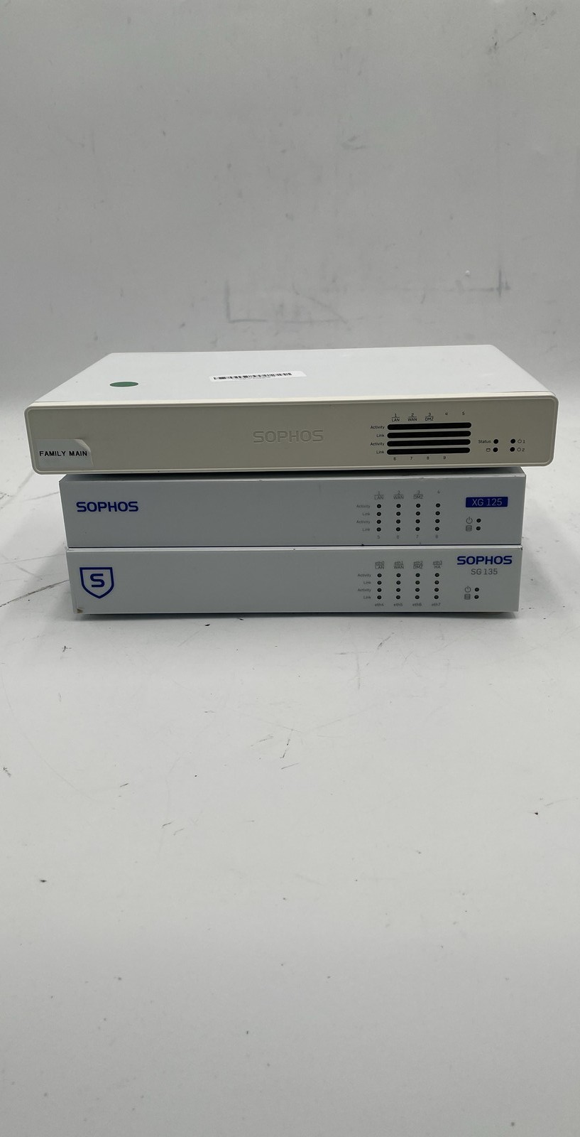 Sophos Firewalls SG135 XG125 Rev2 Rev3 As Is Lot of 3