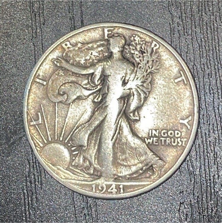 1941-D Walking Liberty Half Dollar Silver US Coin Uncertified