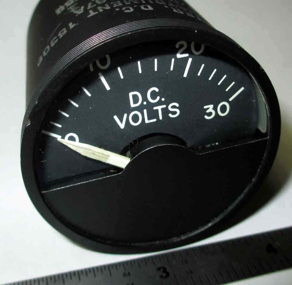 907-167A  0-30 VOLTMETER DC  A&M INSTRUMENTS  NEW OLD STOCK