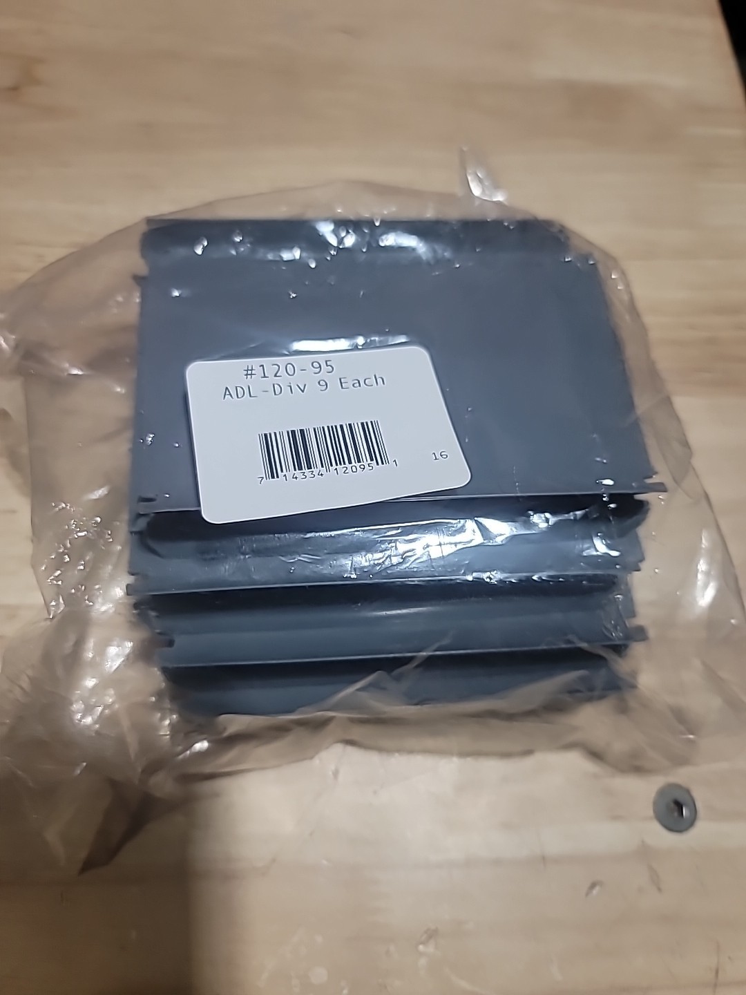 Nine Dividers for the 119-95 Durham Parts Tray Compartment Box Variable Openings