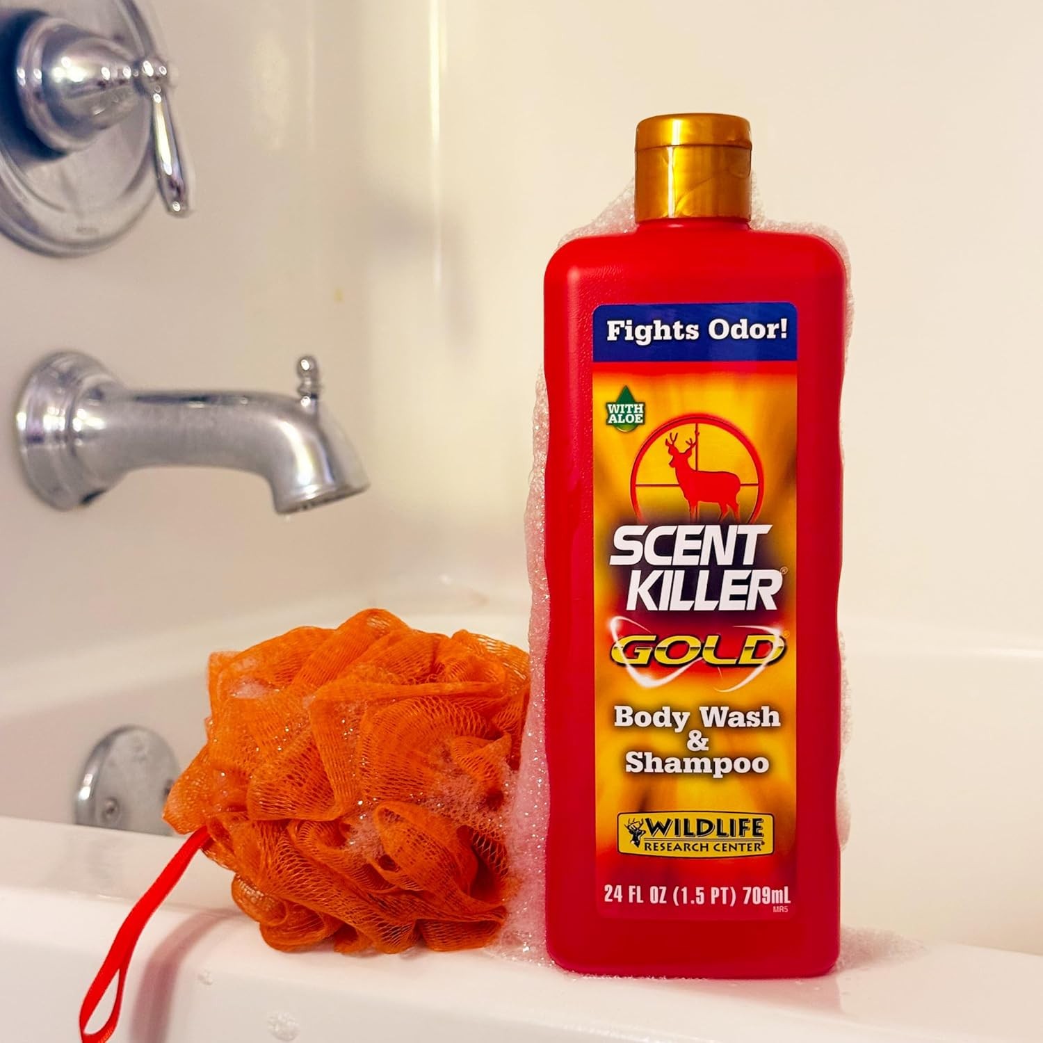Wildlife Research 1241 Scent Killer Gold 24 ounce Body Wash Shampoo, 24 Ounce