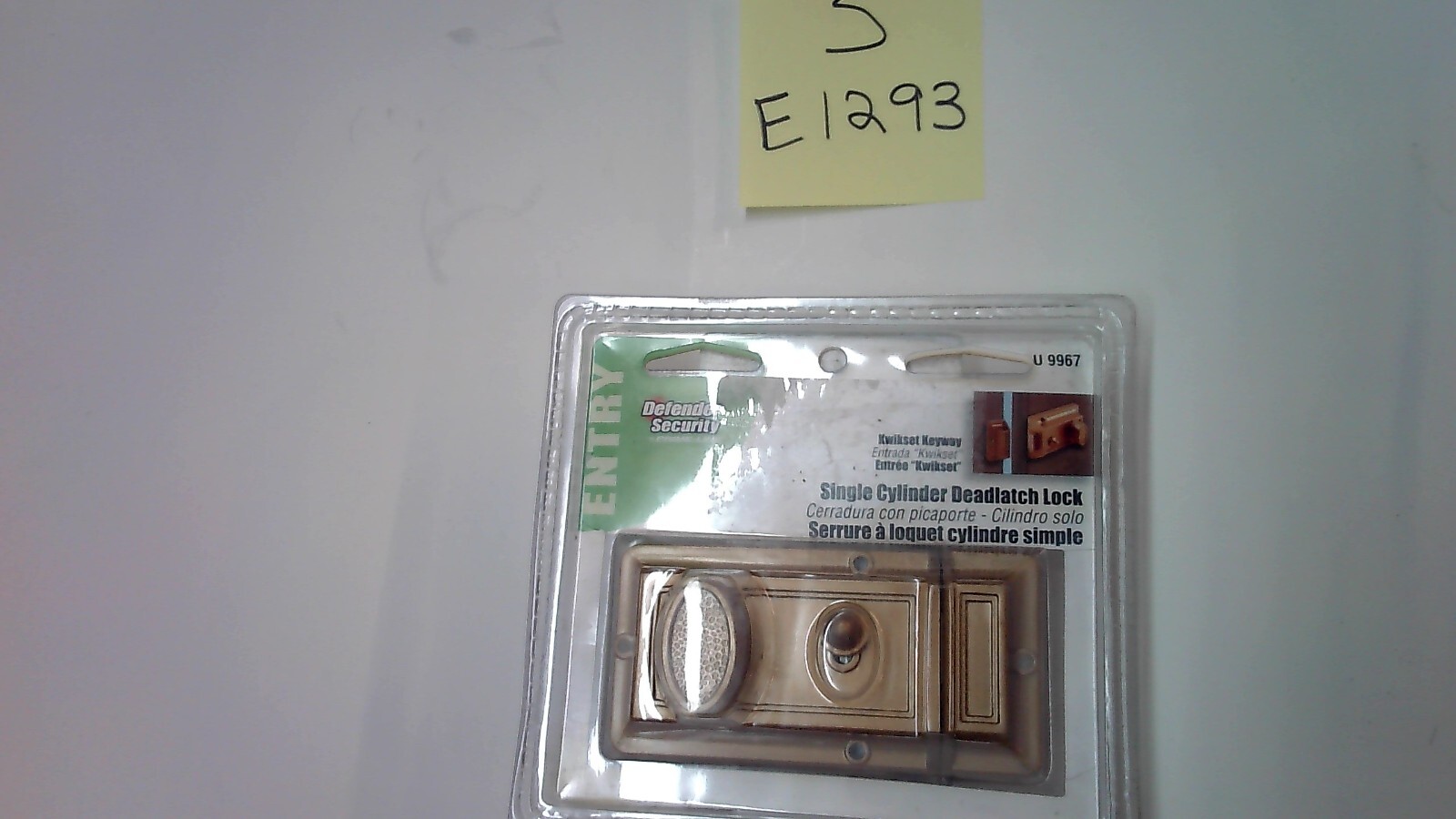 U9967 DEADLATCH LOCK