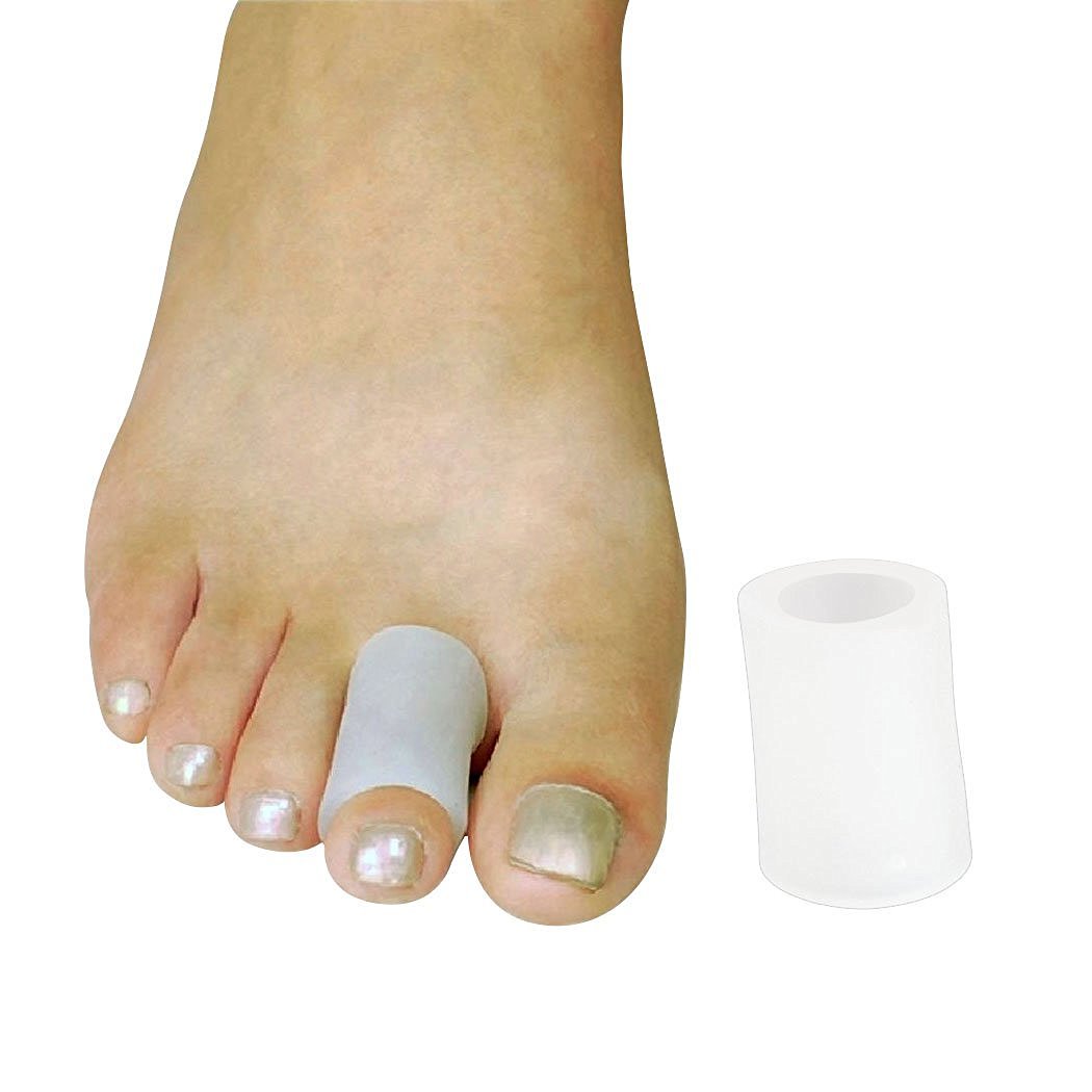 2 Pair Toe Sleeves Toe Protector Finger Protectors Protect Relieve Pain Chafing