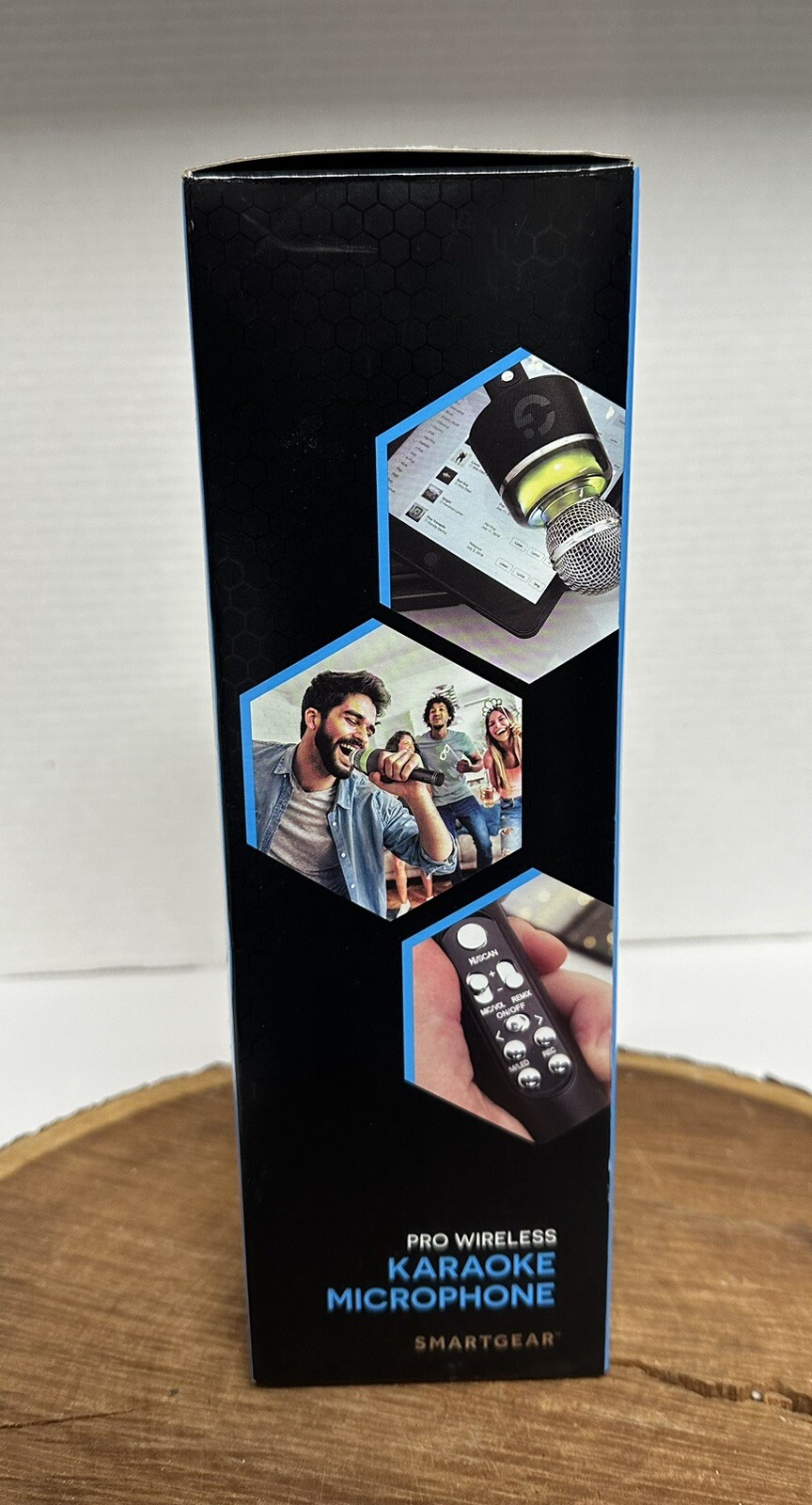 Smartgear Pro Wireless Karaoke Mic Bluetooth LED Light Ring New In Open Box