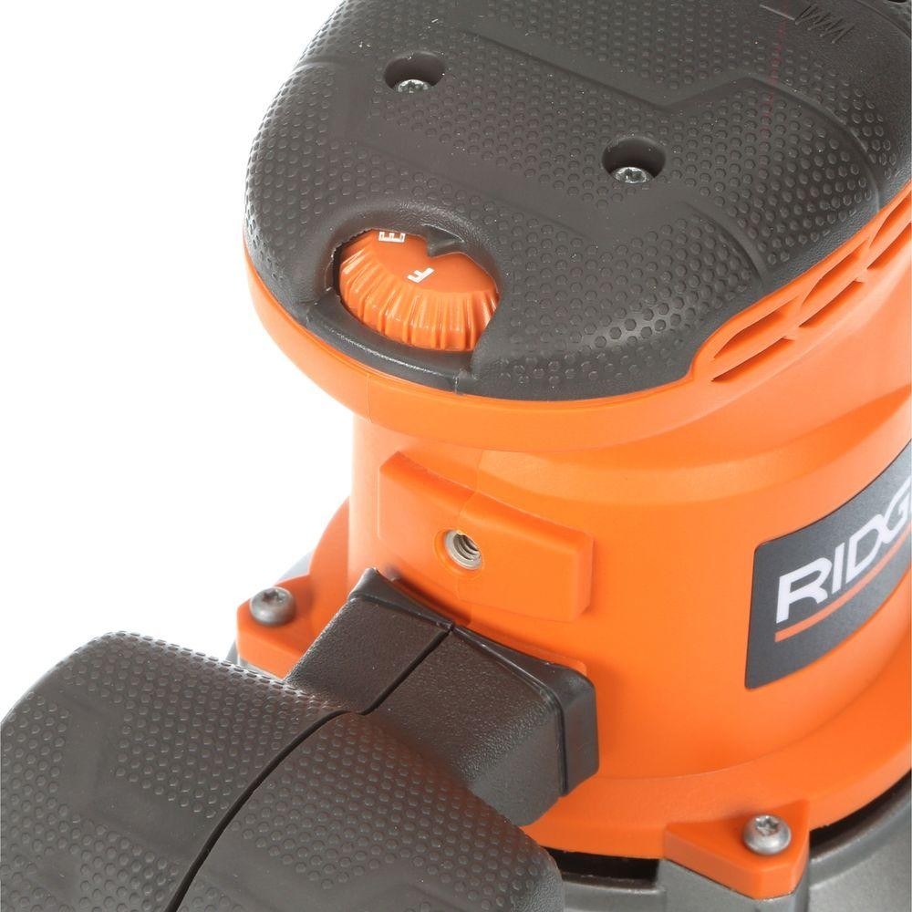 RIDGID 6 in. Dual Random Orbital Sander Variable-Speed AIRGUARD Technology