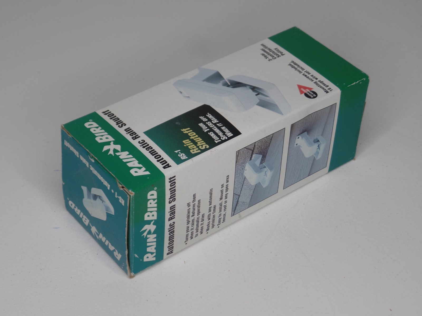 Rain Bird Automatic Rain Shutoff Wired Rain Sensor with Bracket Model RS-1 New