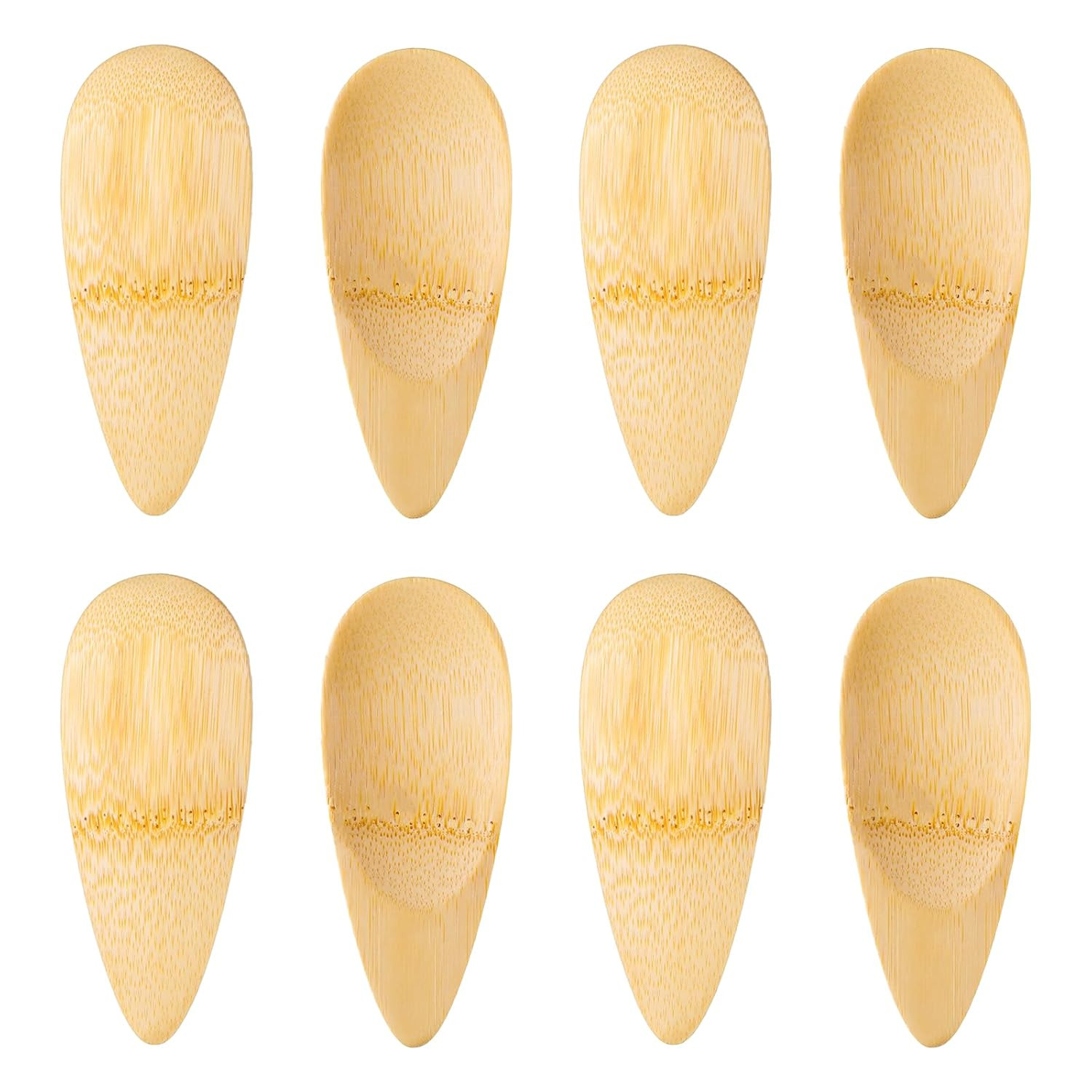 8 Pcs Deodorant Cream Applicators, Portable Face Applicator Bamboo Face Mask Spa
