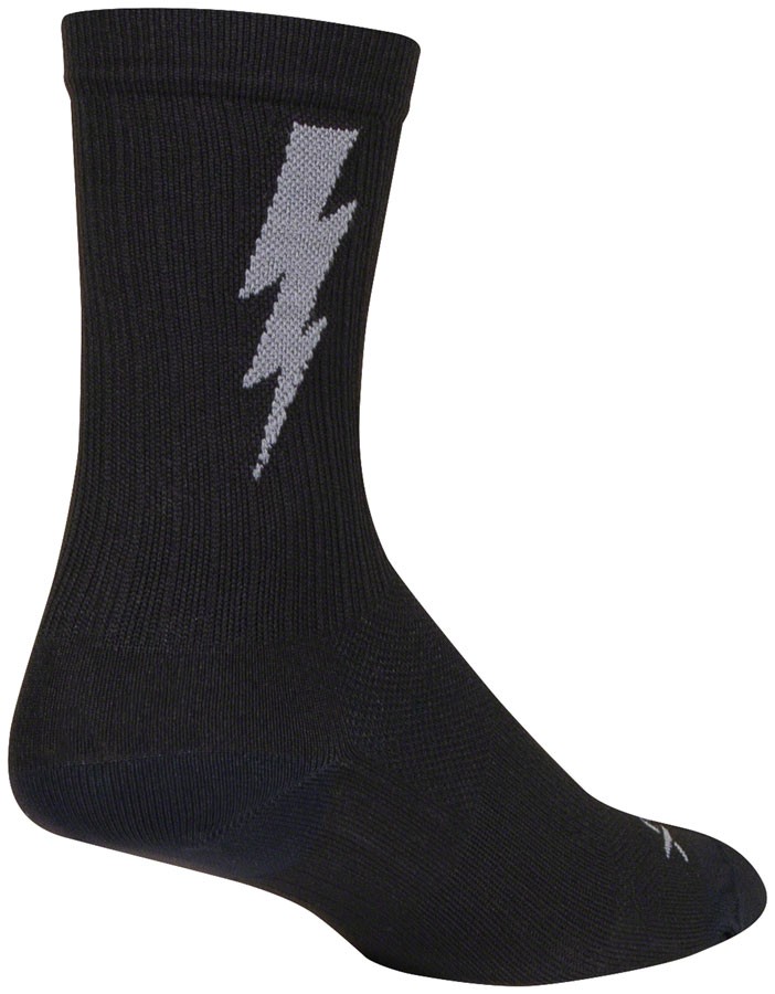 SockGuy SGX Zap 6" Compression Cycling Socks - Ventilated, Reinforced Toe &