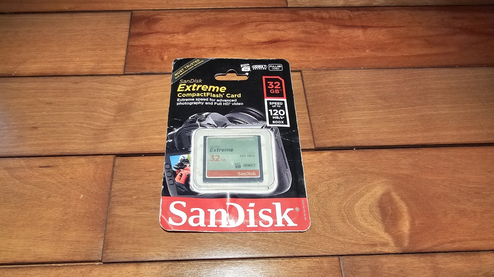 SanDisk Extreme 32GB CompactFlash Card 120MB/s 800x UDMA 7 Full HD Video NIB