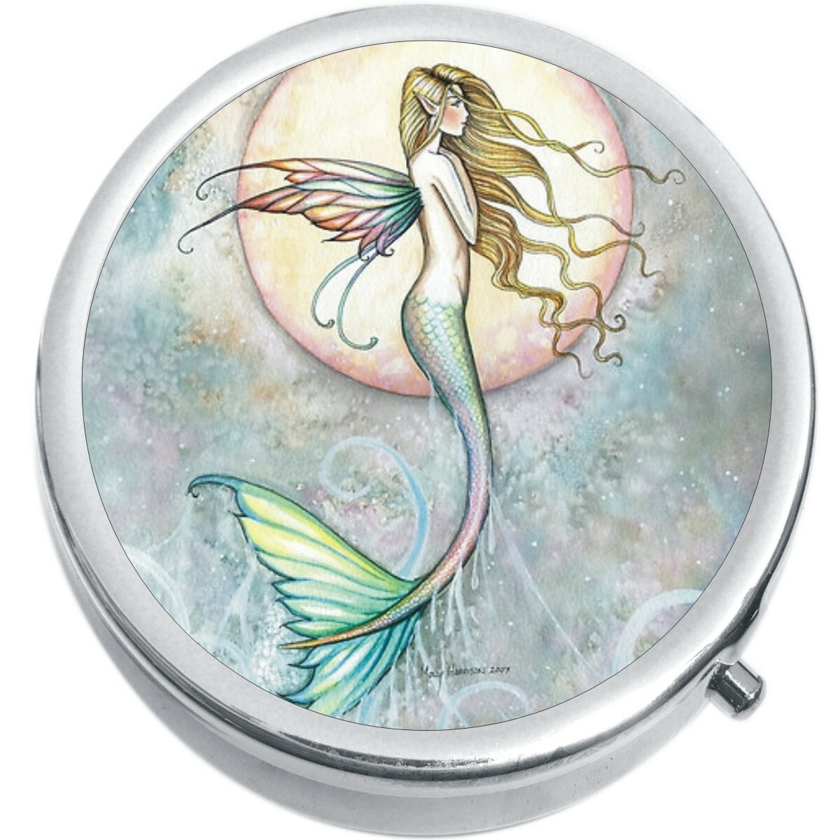 Fairy Mermaid Moon Medicine Vitamin Pill Box
