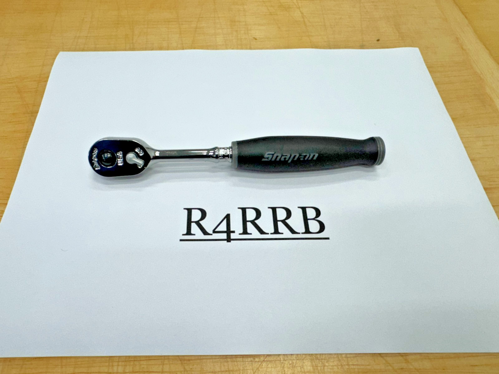 Snap-on Tools USA NEW 1/4" Drive DARK TITANIUM Quick Release Ratchet THR72DT
