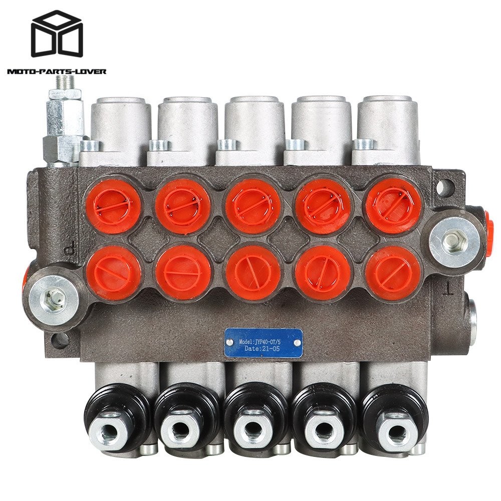Hydraulic Directional Control Valve 13 GPM Double Acting SAE 5 Spool