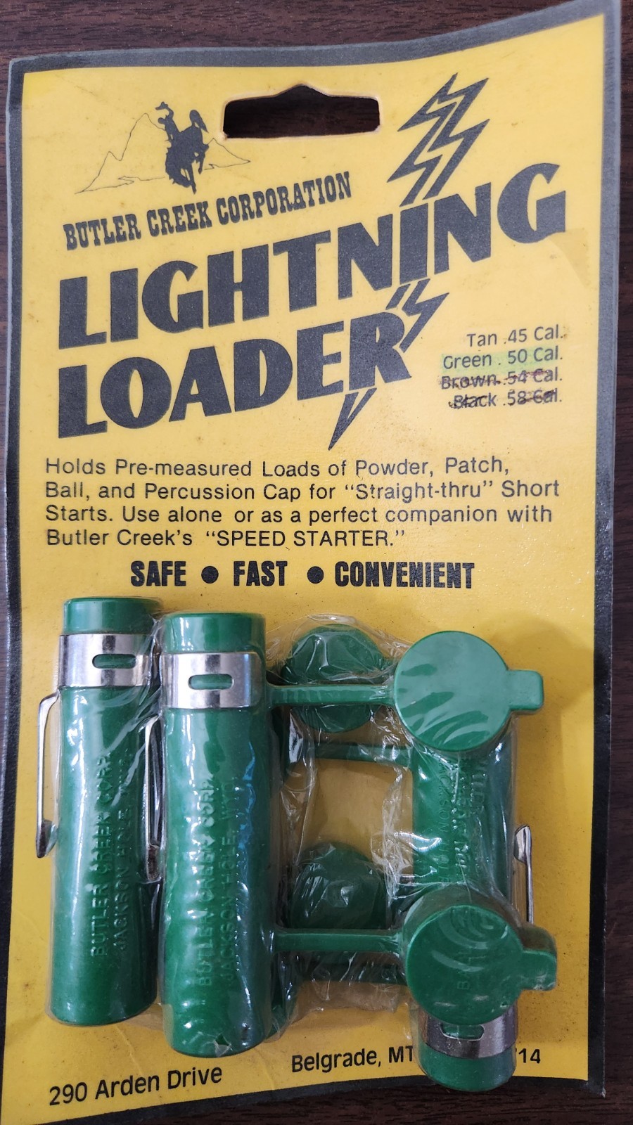 Butler Creek Lightning Loader 50 Caliber  New, Old Stock