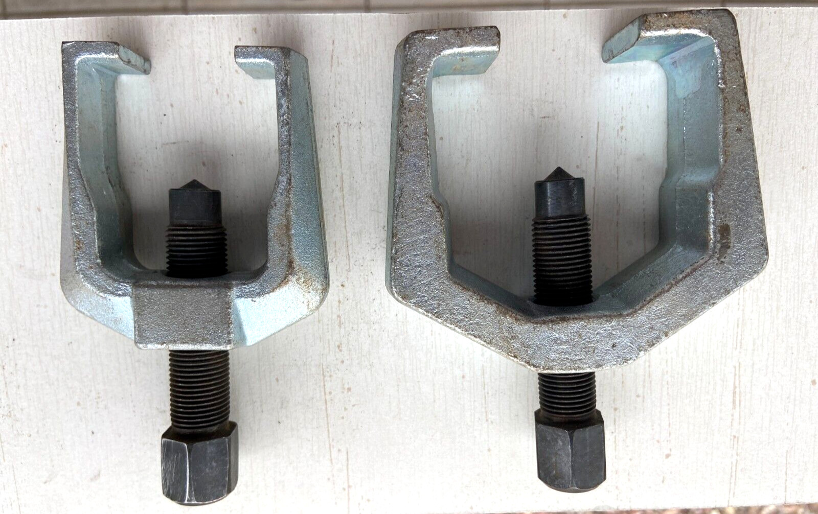 2 Vintage Valve Arm Pullers used Nice Shape Mechanics Tool