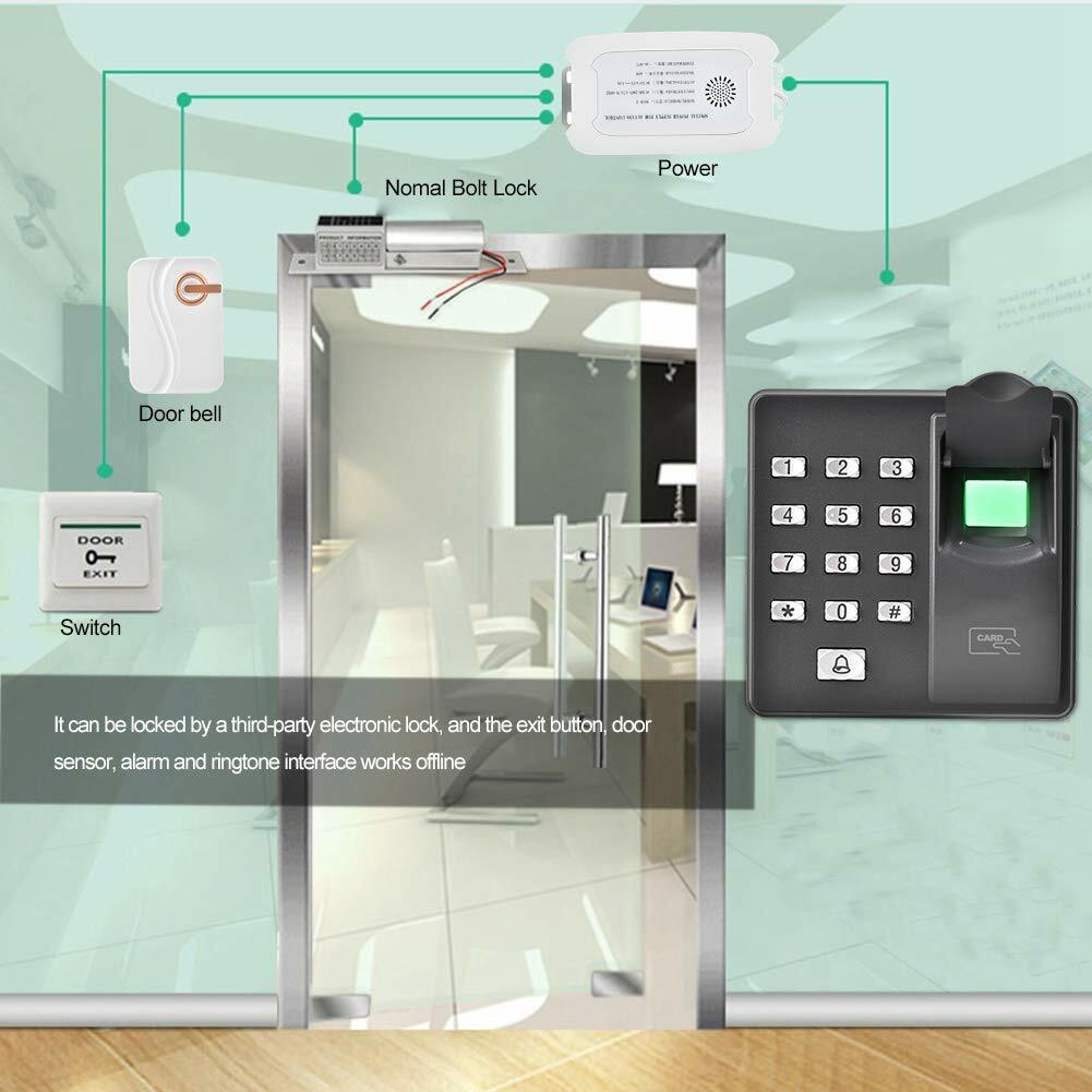 Acces Fingerprint Lock biometric Door Access Control Controller RFID Card Reader