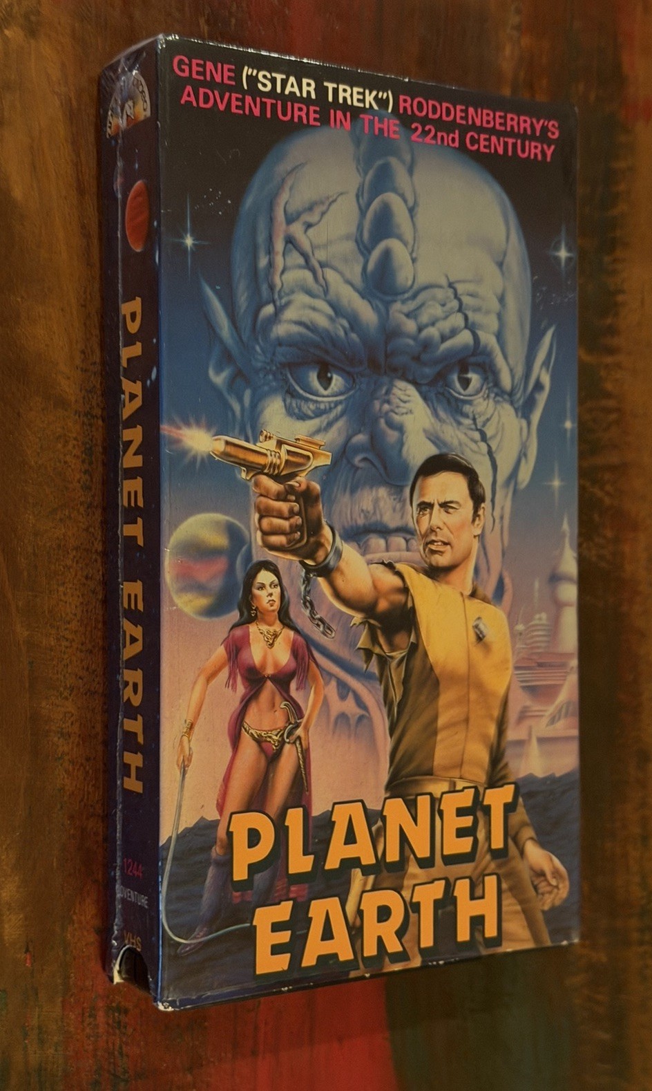 Vintage Planet Earth VHS 1974 Gene Roddenberry Rare 1244 Collectible