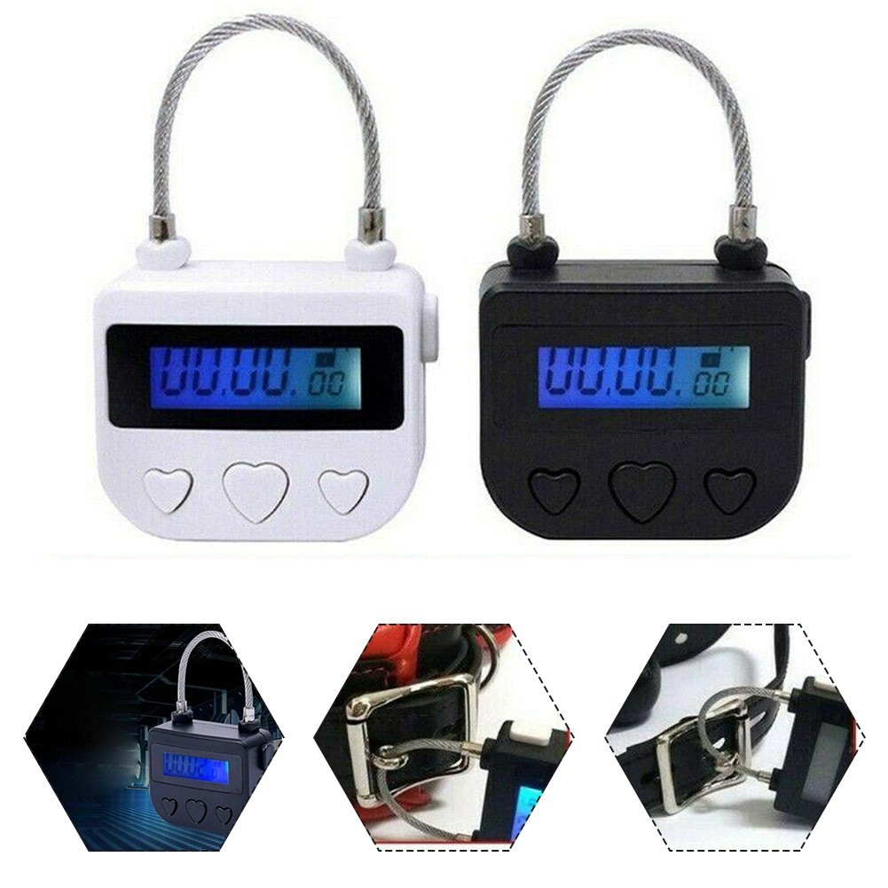 Time Lock Steel Wire 1 Hours Waterproof 30 Days 5V Charging Voltage Lock Multi