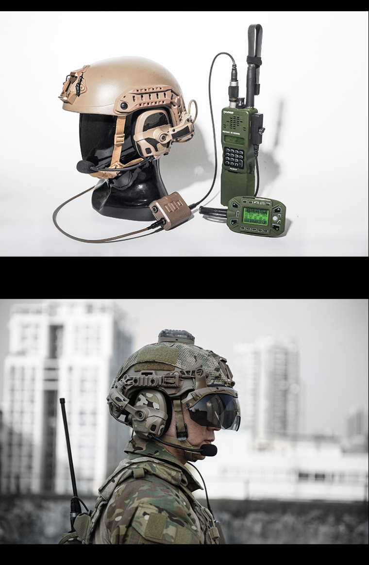 FCS-Tactical Headset Accessories Adapter Option for AMP Headset
