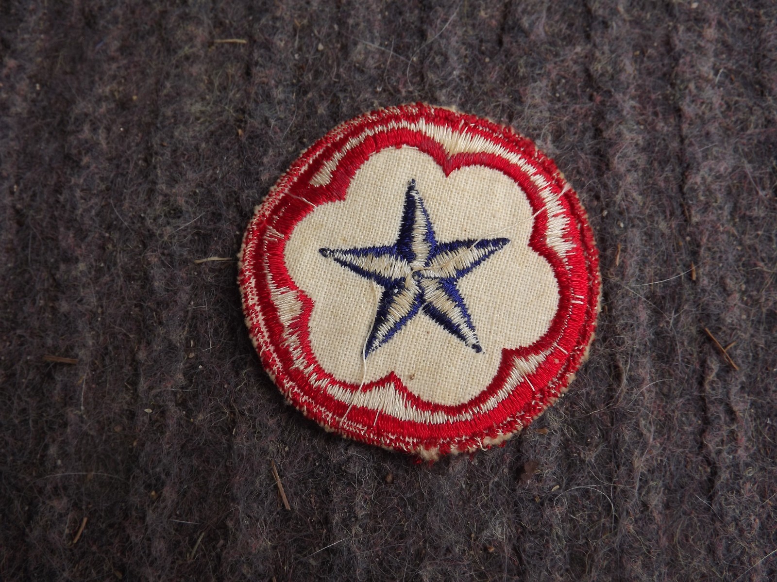 WW2 Army Service Forces Patch, Wool - Inv# A2438
