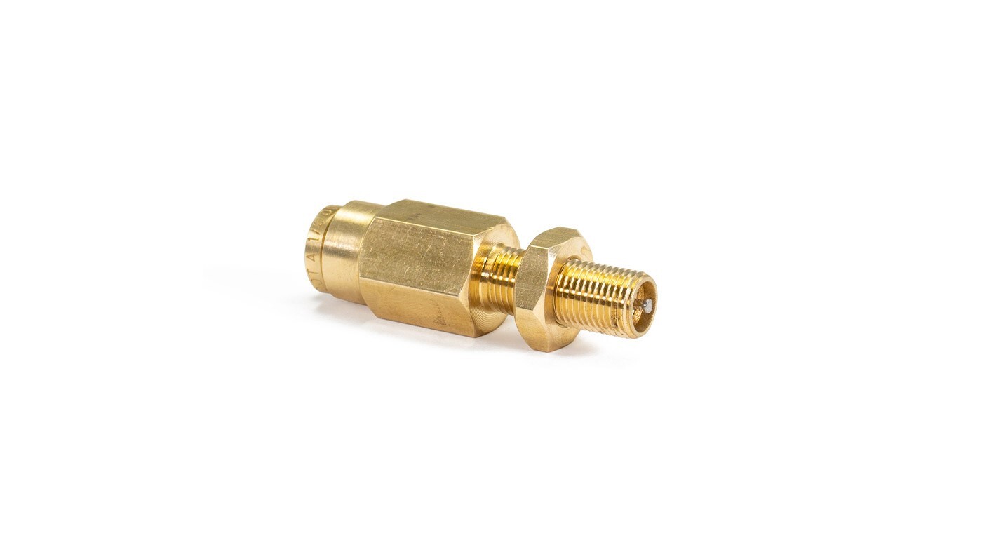 1/4" Air Line Push to Connect to Schrader Valve Pneumatic Fitting