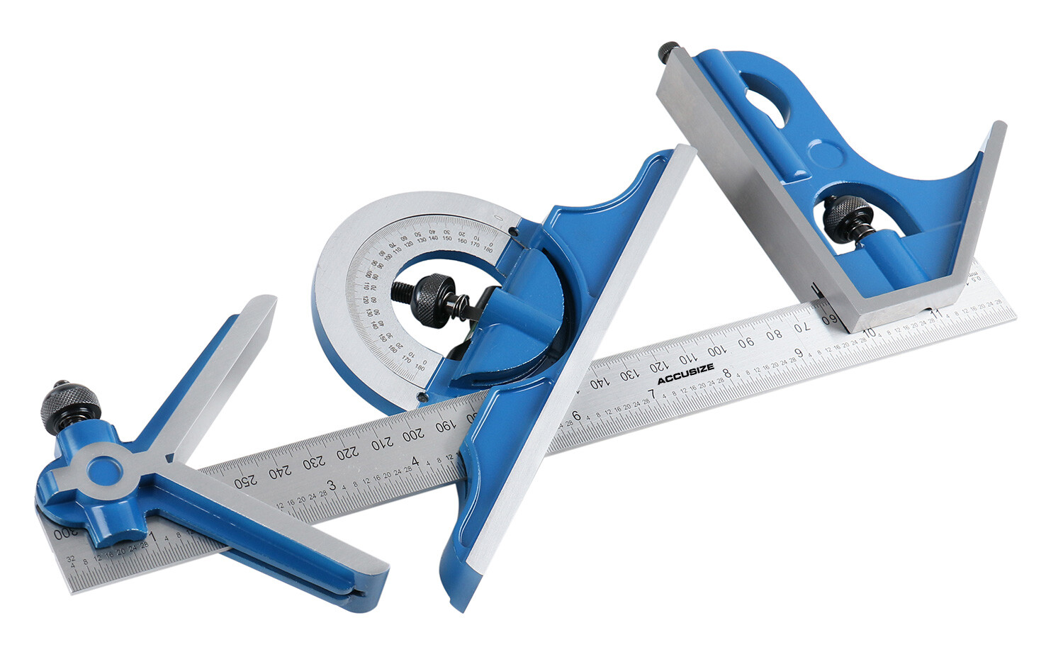 12?/300mm Adjustable Engineers Combination Square Ruler Sets, #0000-8108