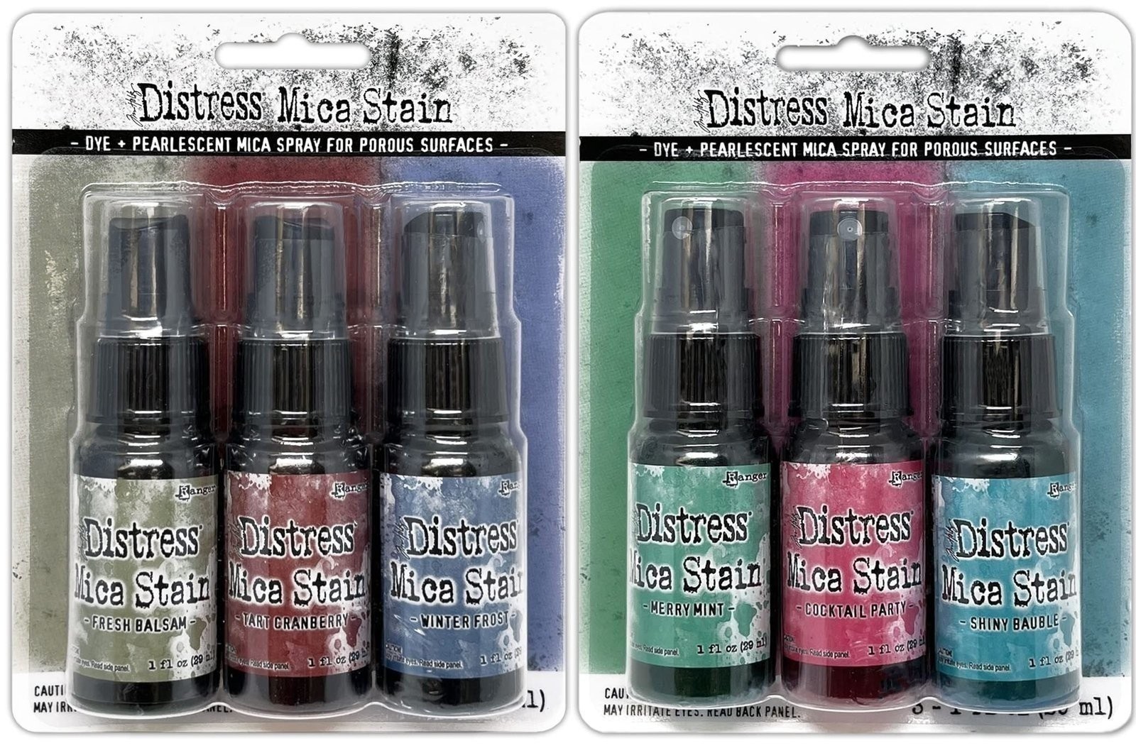 Tim Holtz Distress Mica Stain 2022 Limited Edition - Christmas Set #3 & Set #4 -