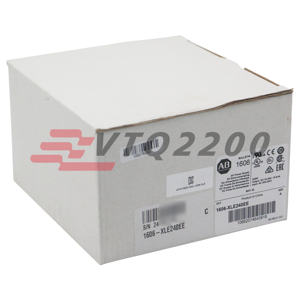 New Sealed Allen-Bradley 1606-XLE240EE Power Supply 240V AC Input Voltage