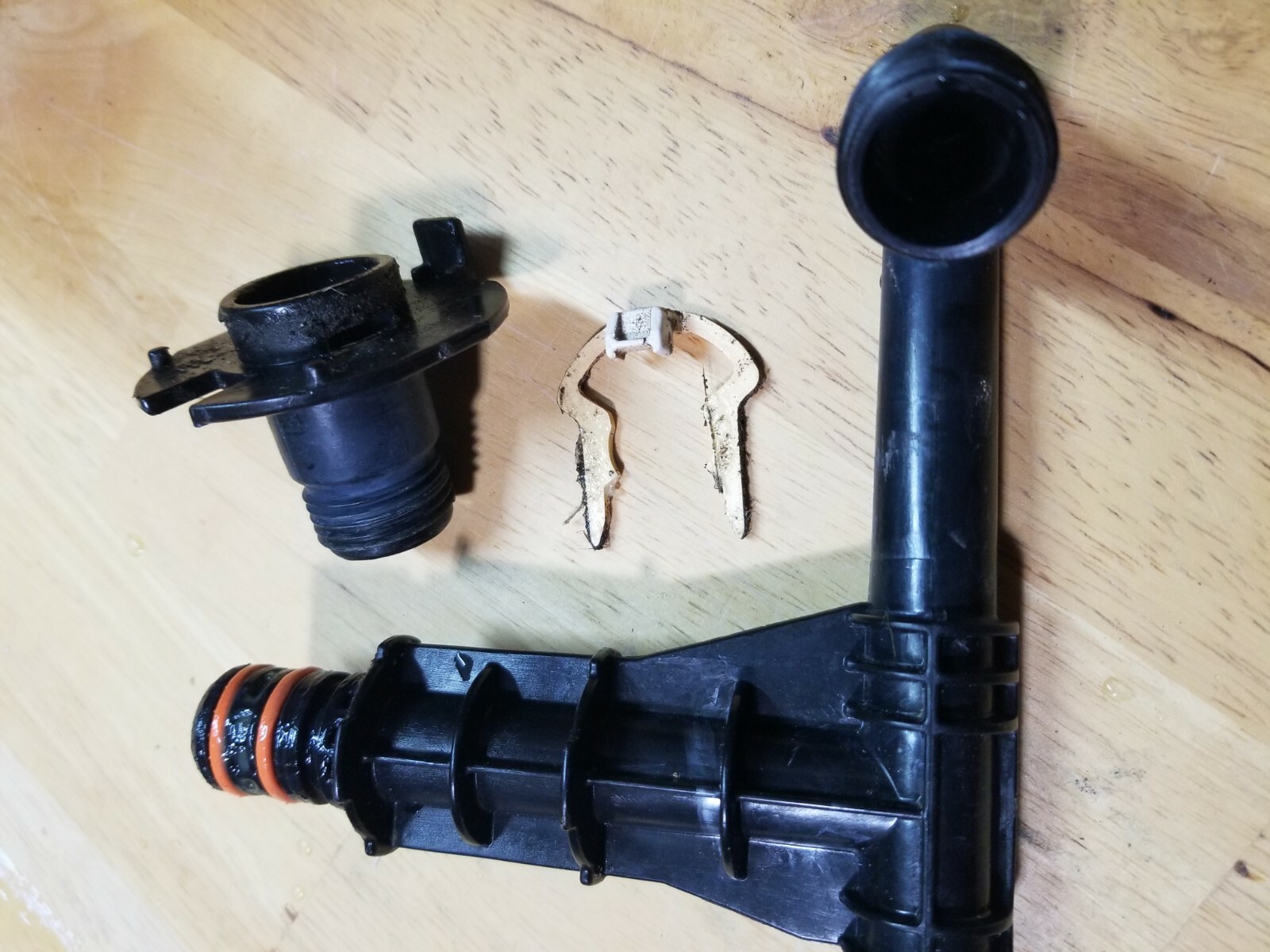 OEM Suncast Hideaway hose reel in and out tube water swivel connector assembly