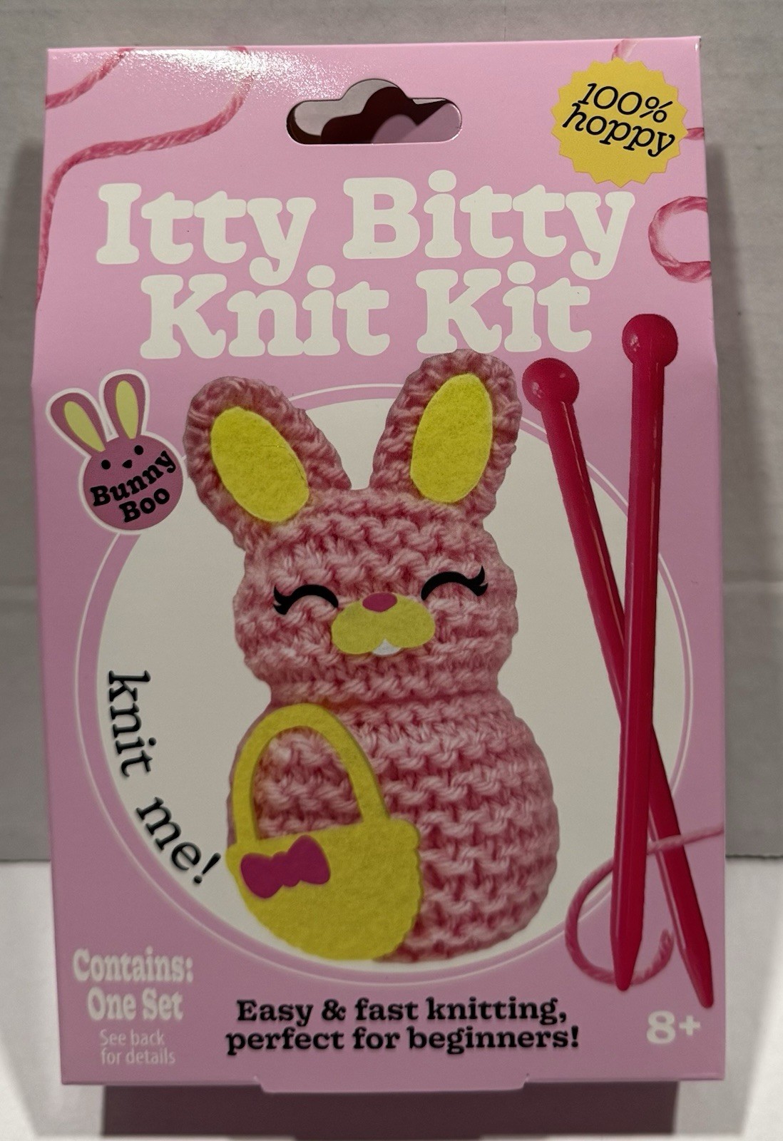 Itty Bitty Knit Kit ~ Easter Rabbit “Bunny Boo” ~ NEW