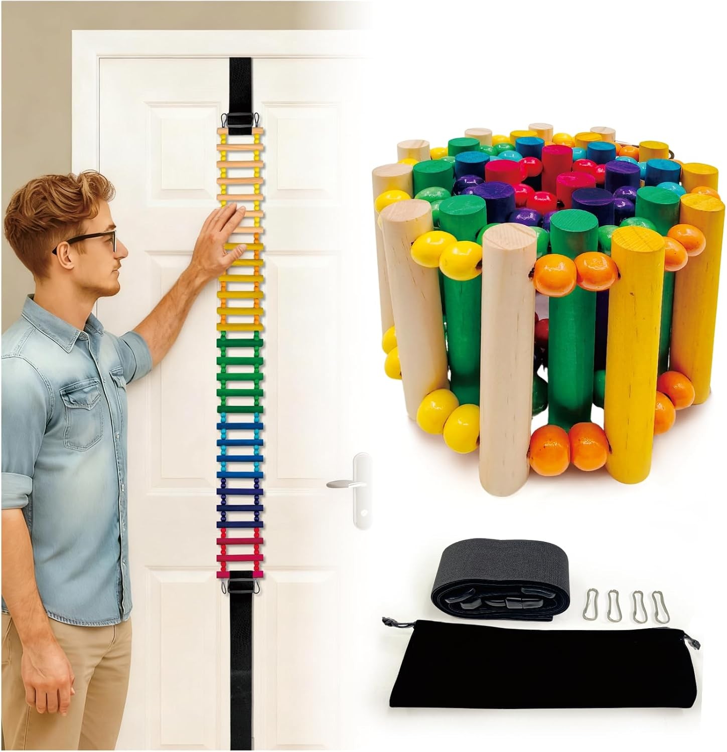 Finger Ladder for Shoulder Rehab – Rainbow Hand and Shoulder Therapy Equipmen...