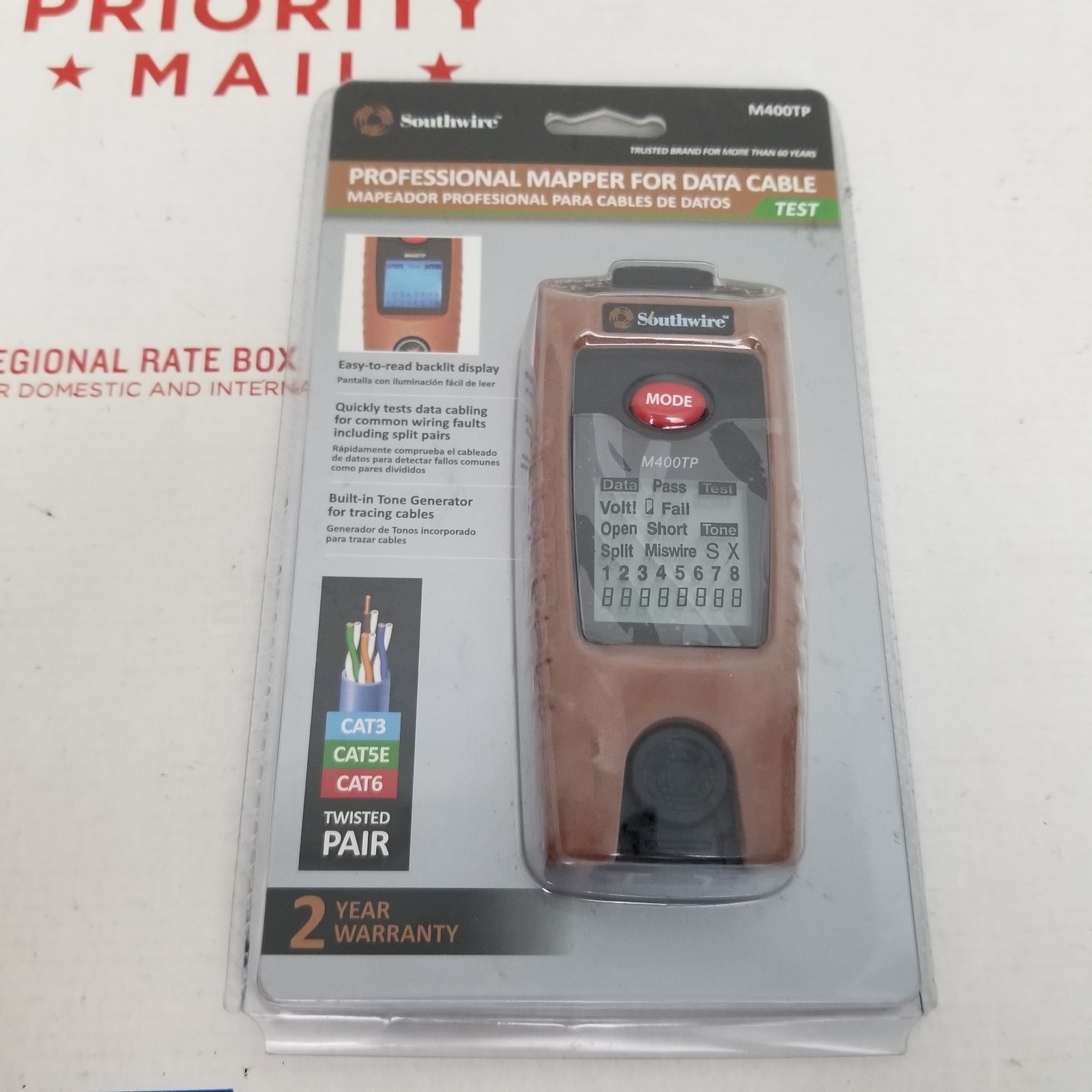 Southwire M400TP Professional Data Cable Mapper New Sealed