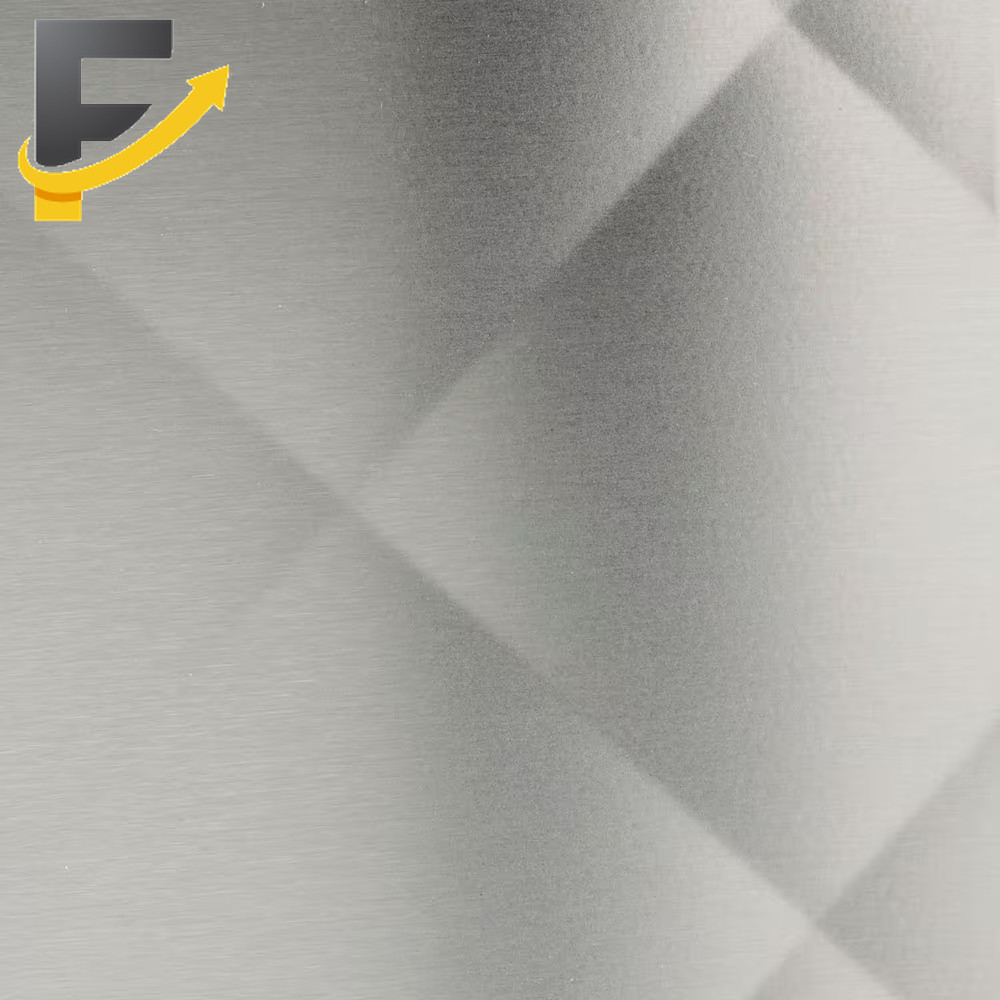 36 In. X 30 In. Quilted Stainless Steel Backsplash