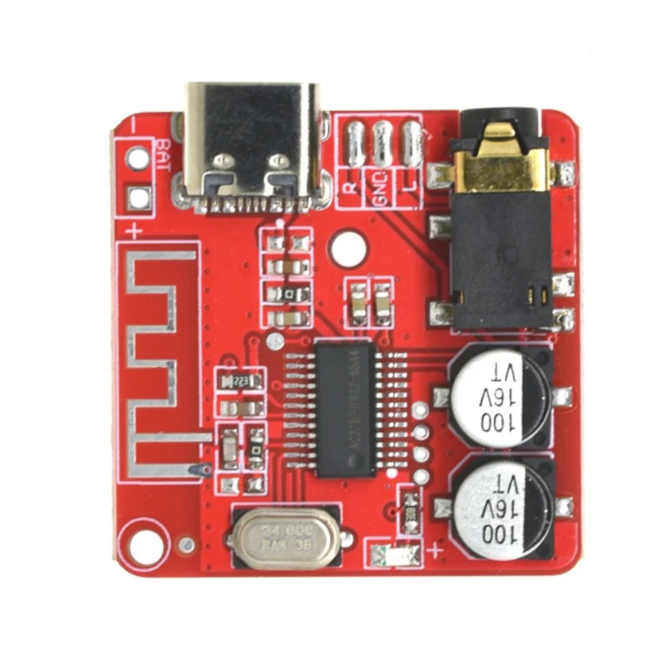 Audio Receiver Board Bluetooth 5.1 MP3 Lossless Decoder Type C USB Amplifier