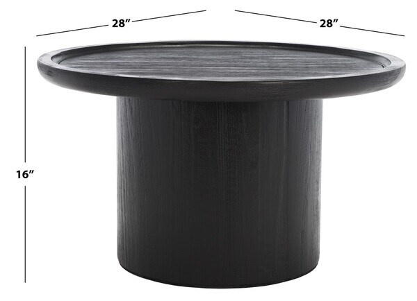 Safavieh DEVIN ROUND COFFEE TABLE, Reduced Price 2172733870 COF6600D
