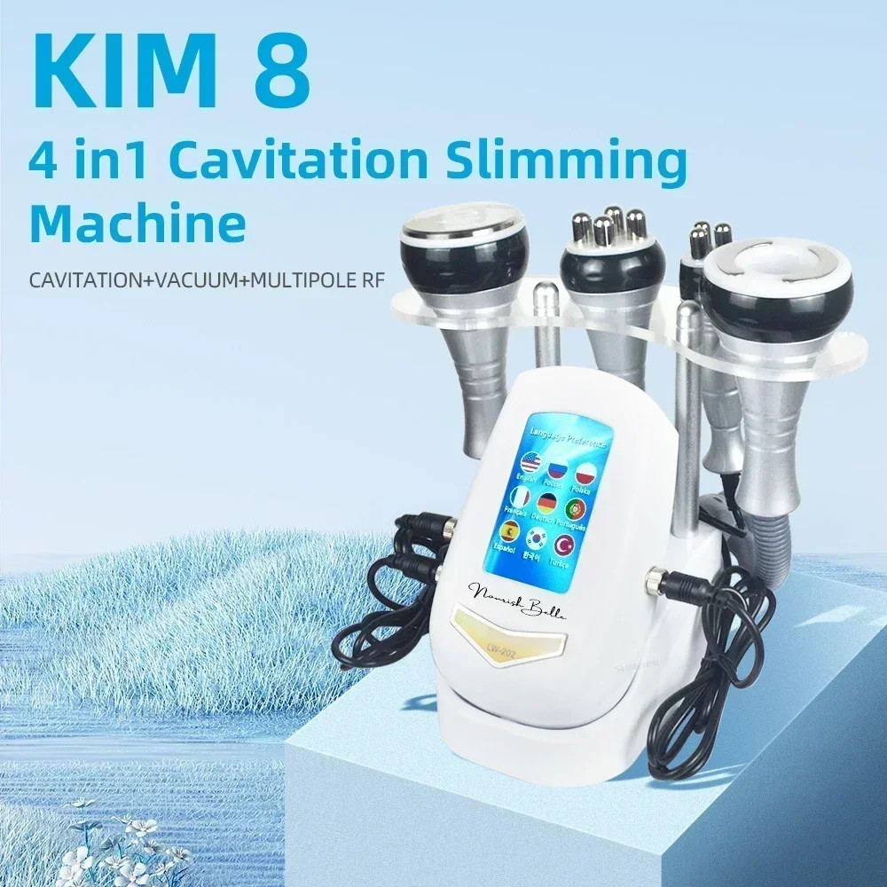 New 40K 3/4IN1 Body Slimming Machine Beauty Device Facial Massager Skin Tighten